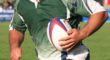 Sticker - rugby union action