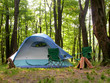 © jamie - woodland campsite