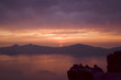 canvas print picture - crater lake sunset 3