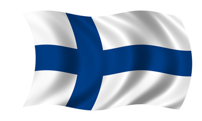 Wall Mural - finnland finland fahne flag