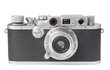 Leinwandbild Motiv vintage rangefinder camera 2
