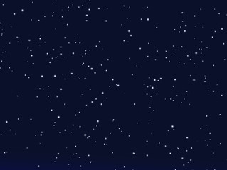 Wall Mural - starry night background