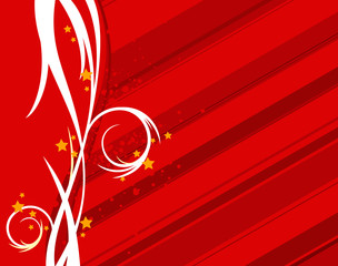 Wall Mural - red background