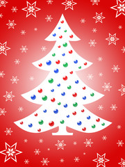 Wall Mural - christmas tree decorations