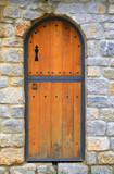 Fototapeta Desenie - antique door of chapel