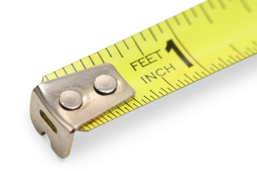 yellow measuring tape