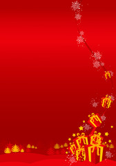 Wall Mural - christmas / new year background illustration