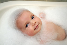 Foam-born Baby