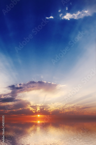 Foto-Lamellenvorhang - sun and sea (von ANP)