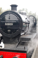 Black Steam Train