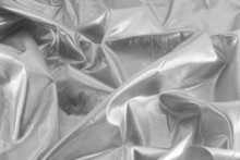 Shiny Silver Fabric