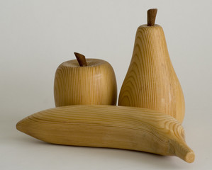 wooden fruit