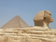 great sphinx and keops pyramid