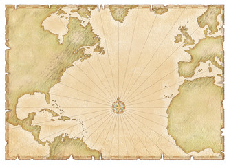 old atlantic map