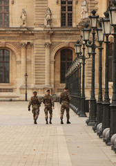 Wall Mural - paris - security