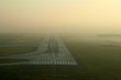runway in the fog