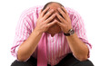 © Simone van den Berg - businessman very depressed