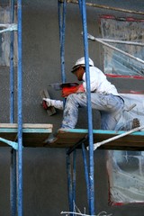 Wall Mural - plasterer,stucco