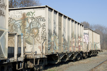 Graffiti Rail Car