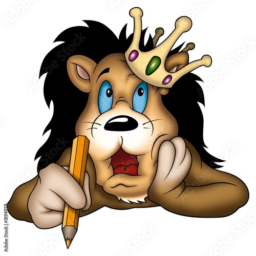 Jalousie-Rollo - lion 04 king (von Roman Dekan)