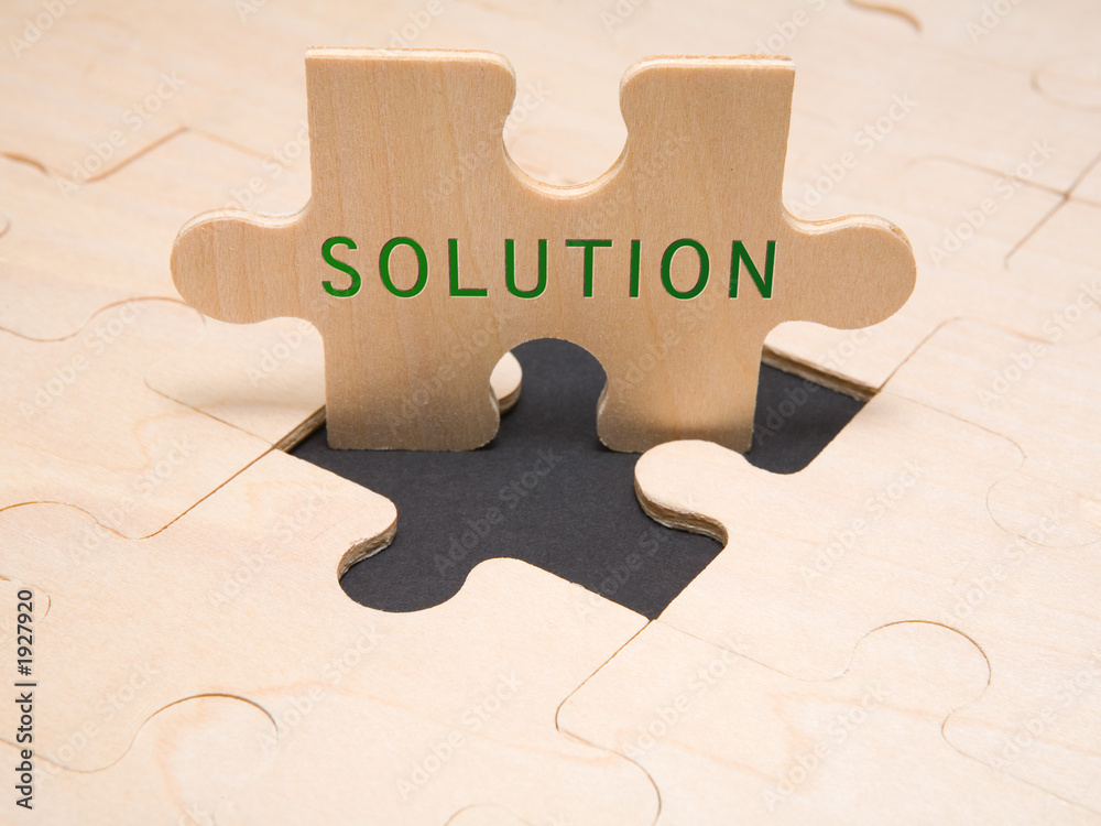Solotion Image solution Stock Photo | Adobe Stock