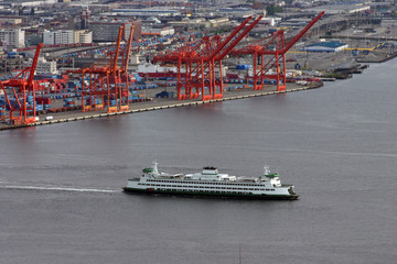 ship in seattle harbor