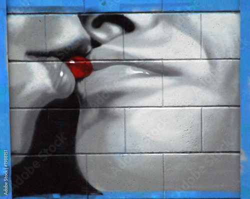 Fototapeta na szkło graffiti liss