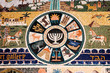 zodiac mosaics in cardo blvd, jerusalem, israel