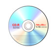 cd-r with label