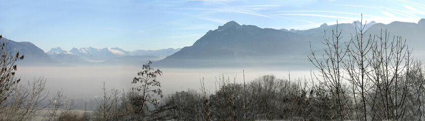  montagnes nuages