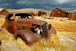 rusty car at bodie 