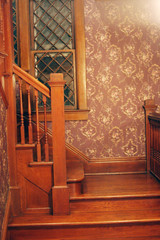 wood staircase