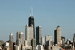 chicago skyline by day, illinois