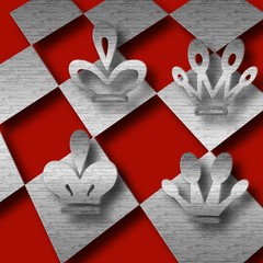 chess game abstract