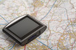 gps device on a map