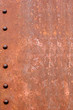 rusty riveted steel background