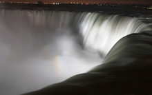 Niagara Horseshoe Falls At Night