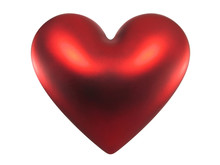 Red Valentine Heart (  Clipping Path)