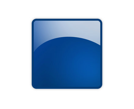 aqua button blank blue