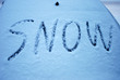 canvas print picture - schnee snow