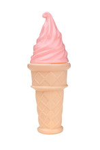 Pink Toy Ice Cream Cone