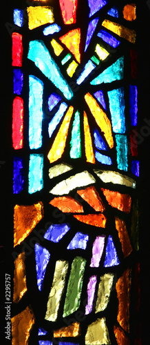 Naklejka - mata magnetyczna na lodówkę stained-glass window
