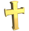 simbolo croce in oro