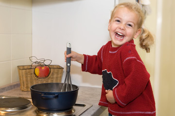 maedchen kochen