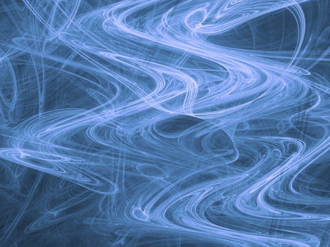 abstract blue fractal background
