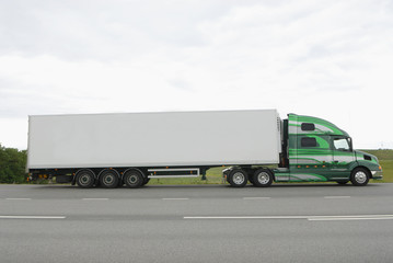 Poster - large classic truck in profile