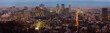 montreal at dusk from mont royal