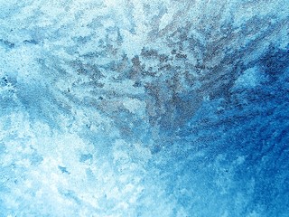 Wall Mural - icy pattern on window