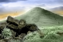 View Of Roseberry Topping - Stylised