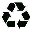 canvas print picture - recylce recycling symbol